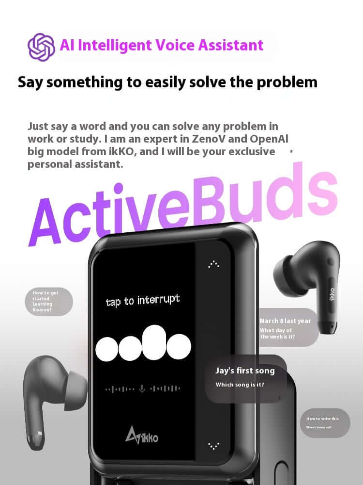 Écouteurs Bluetooth IA