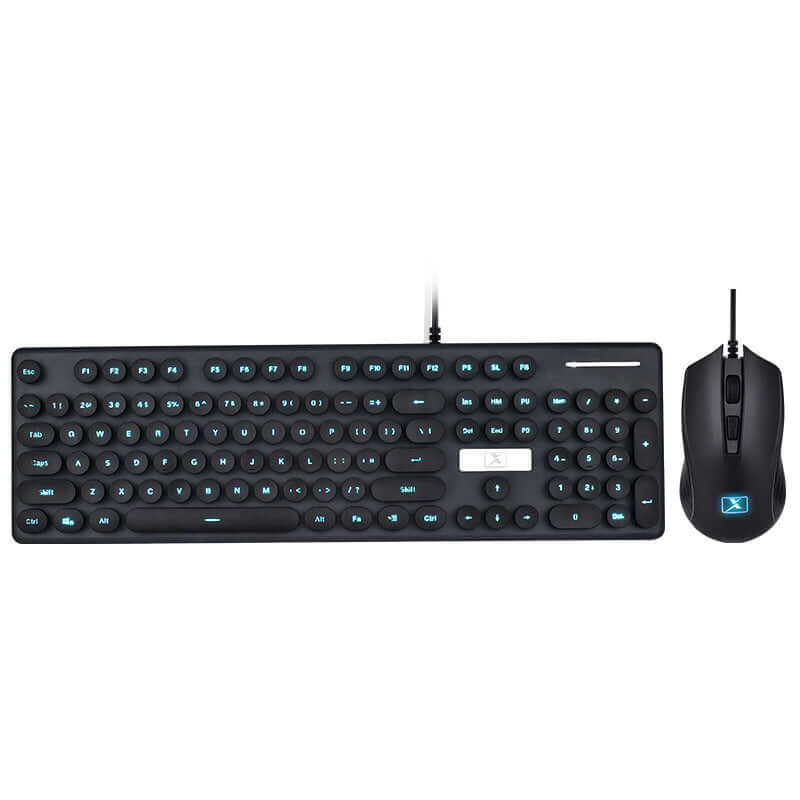 Ensemble clavier et souris rétro Steampunk