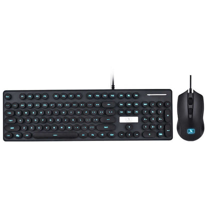 Ensemble clavier et souris rétro Steampunk
