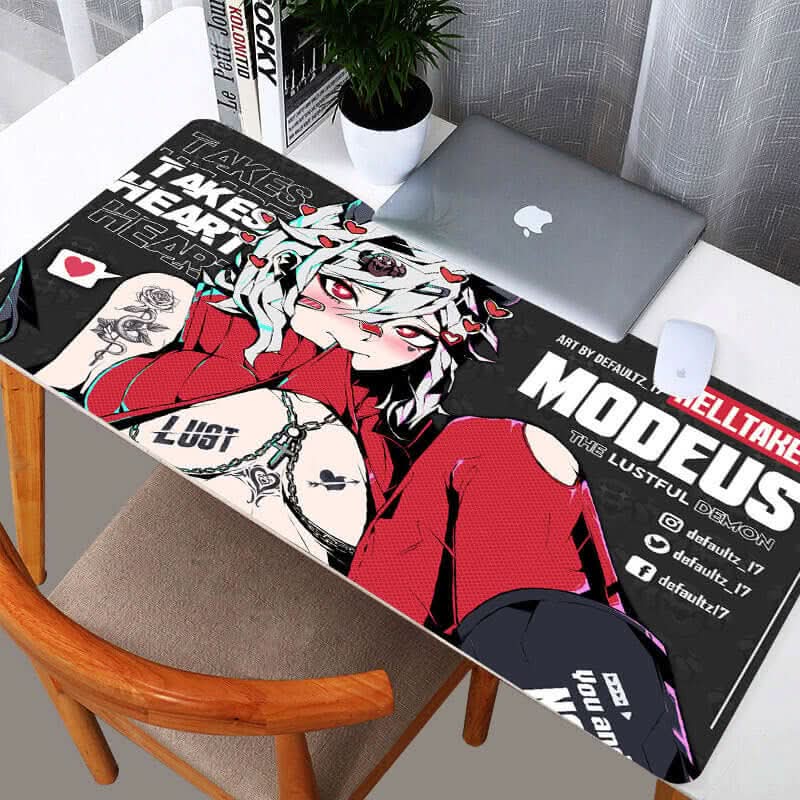 Tapis de souris à motif technologique – impression thermique unilatérale, surface lisse, base antidérapante, design futuriste