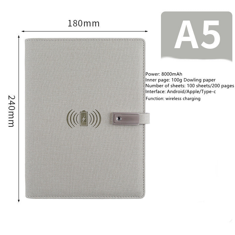 Bloc-notes Multifonction avec Batterie Externe et Clé USB