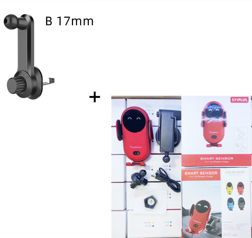 Support Téléphone Voiture avec Chargeur Sans Fil