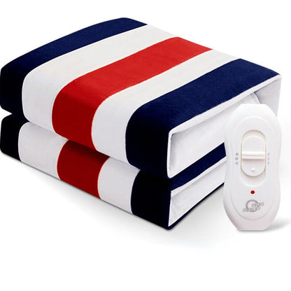 Couverture chauffante électrique – 3 tailles, 2 motifs, prise EU/US, chaleur réglable