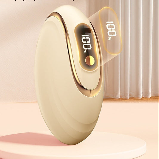 Chauffe-mains digital électroplaqué – affichage numérique, rechargeable USB, 3 capacités, 2 couleurs