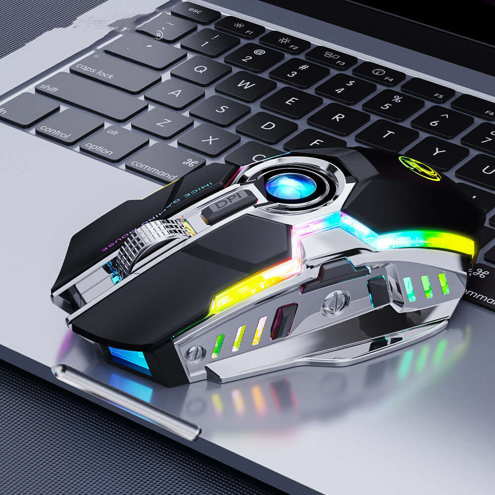 Souris Gaming Sans Fil RGB – Modèle Horse Racing