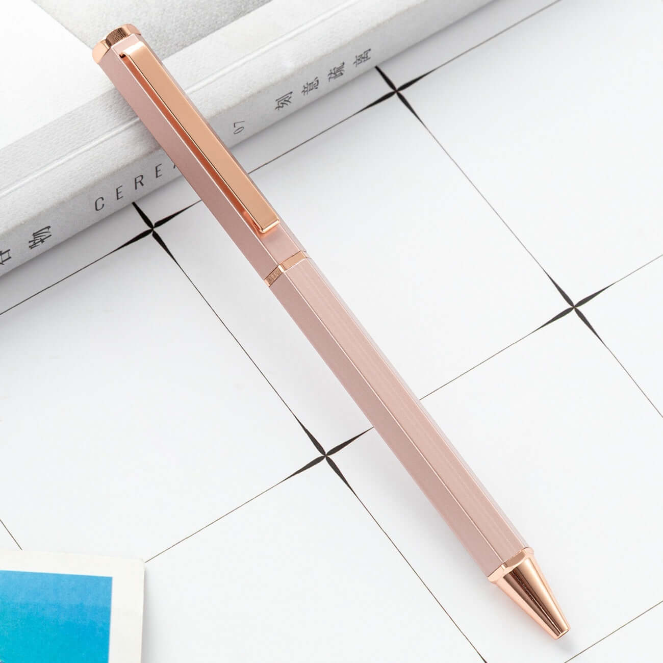 Stylo à Bille Métallique Hexagonal
