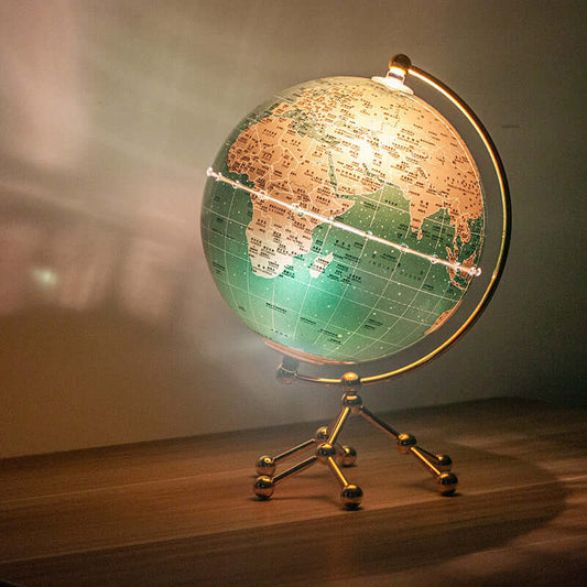 Globe terrestre lumineux