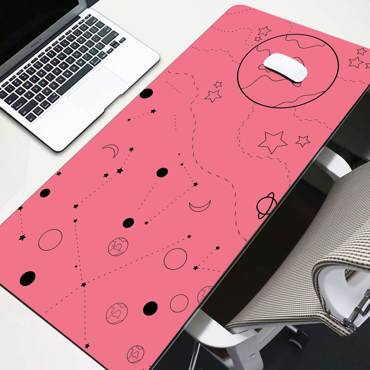 Tapis de Bureau “Chat & Café”