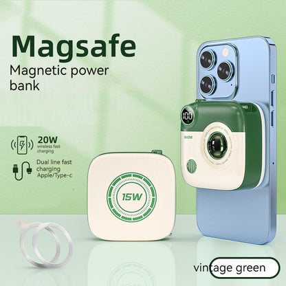 Creative Portable Wireless Magnetic Camera Modeling Power Bank