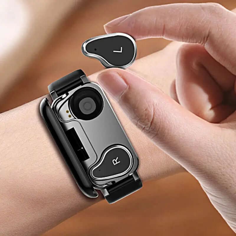 Bracelet intelligent avec casque Bluetooth sans fil 2-en-1 Les Visionnaires