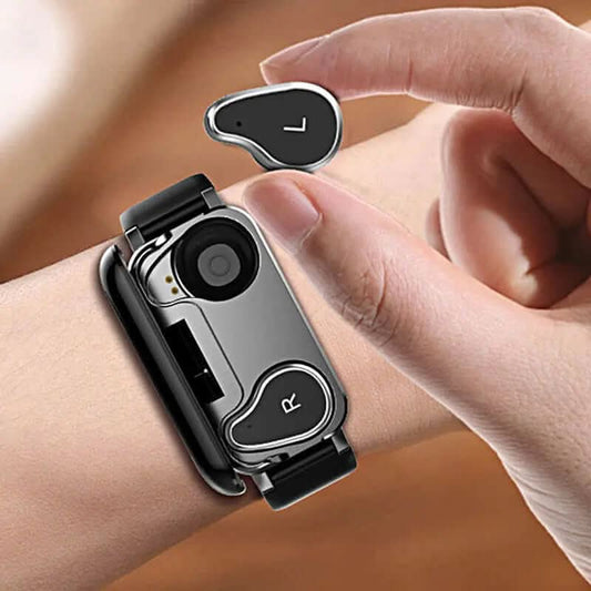 Bracelet intelligent avec casque Bluetooth sans fil 2-en-1 Les Visionnaires