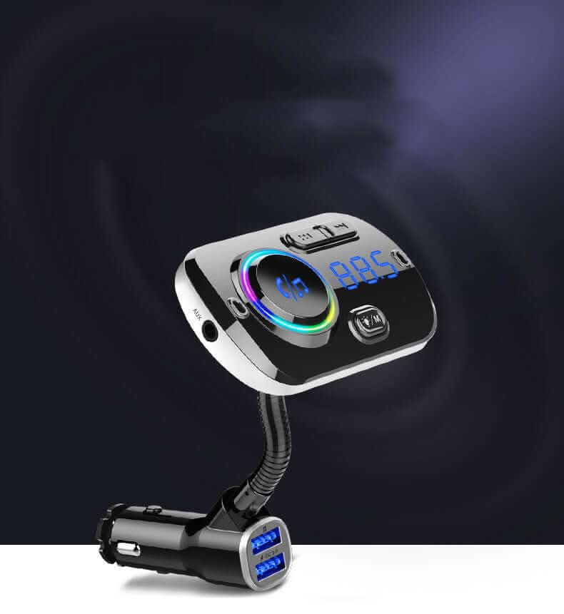Lecteur MP3 voiture BC49AQ – Bluetooth, FM, USB, LED, appels mains libres, Les Visionnaires