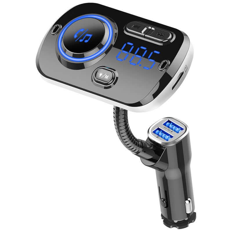 Lecteur MP3 voiture BC49AQ – Bluetooth, FM, USB, LED, appels mains libres, Les Visionnaires