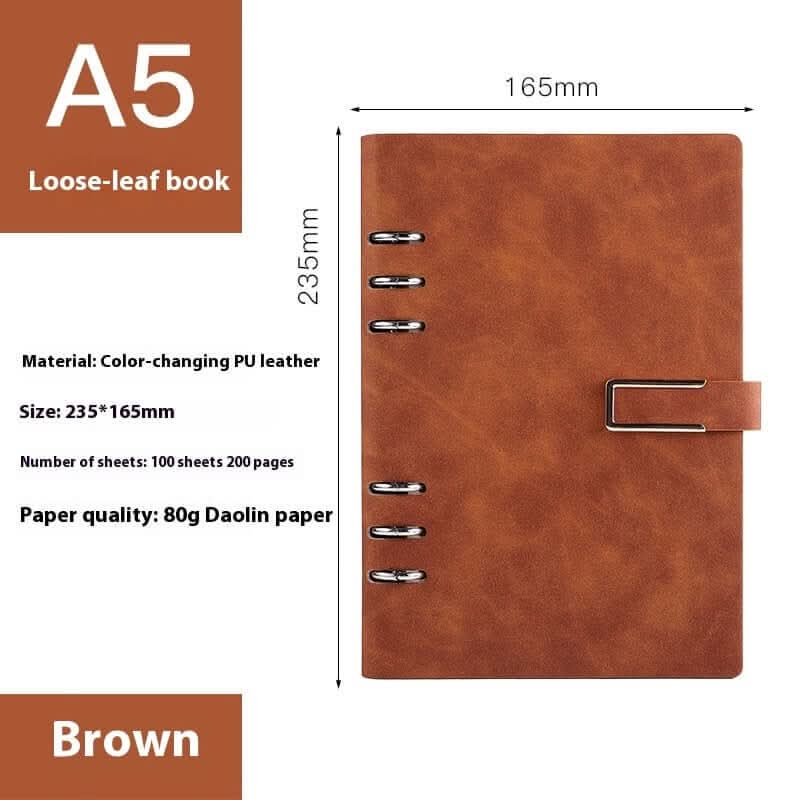 A5 loose-leaf notebook