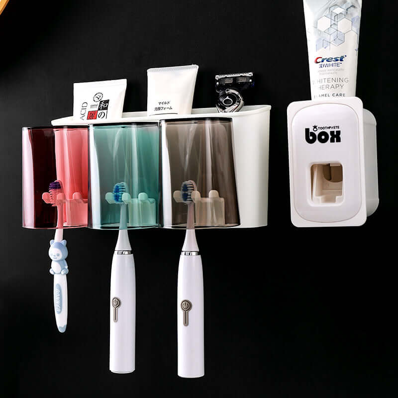 Porte-brosse à dents mural sans perçage