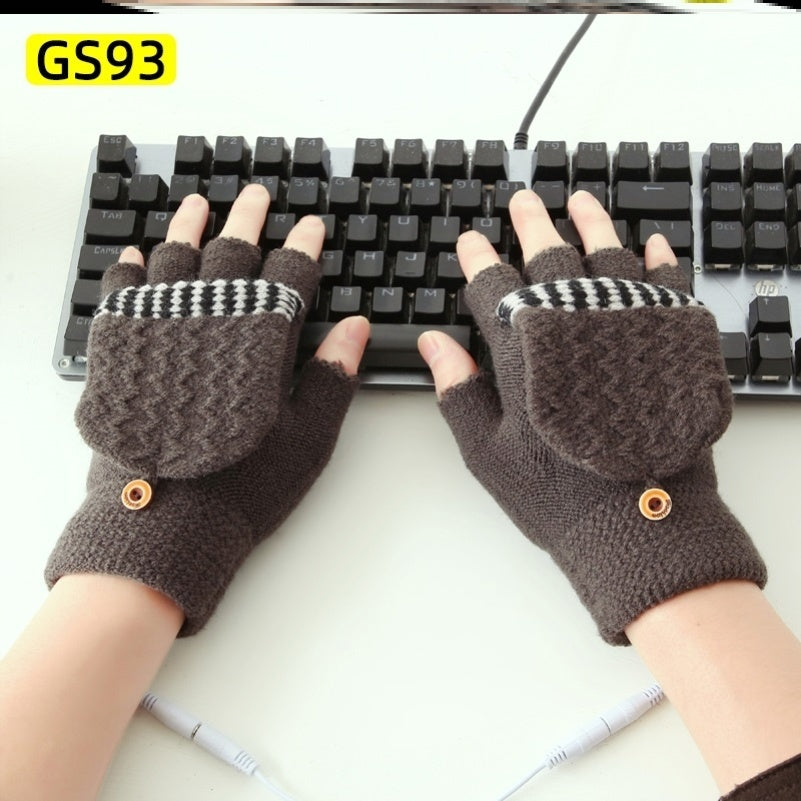 Gants chauffants électriques USB – enfants du primaire, chauds et confortables
