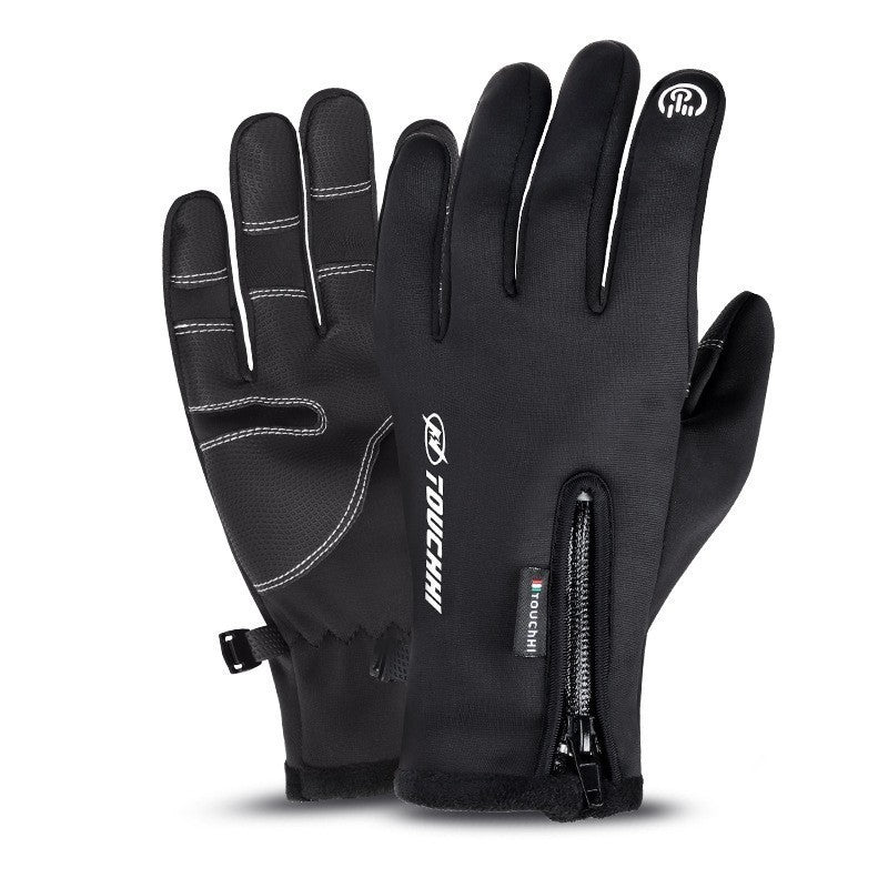 Gants chauffants cyclisme – polyester imperméable, écran tactile, rechargeables, usage extérieur hiver