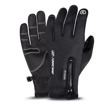 Gants chauffants cyclisme – polyester imperméable, écran tactile, rechargeables, usage extérieur hiver