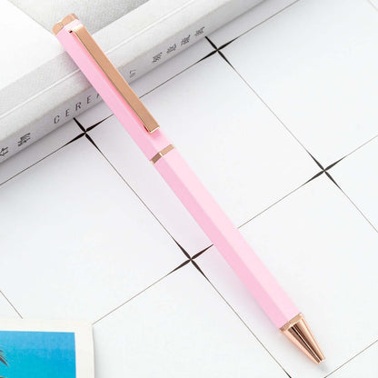 Stylo à Bille Métallique Hexagonal