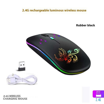 Souris Lumineuse Rechargeable