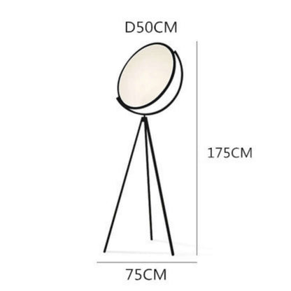 Lampe sur pied trépied