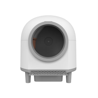 Litière intelligente pour chat avec nettoyage automatique et design moderne