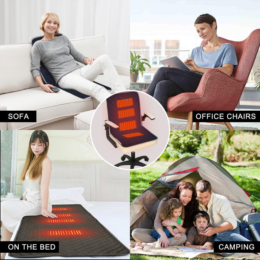 Coussin chauffant pour sac de couchage – USB, intelligent, portable, chaleur hivernale ciblée