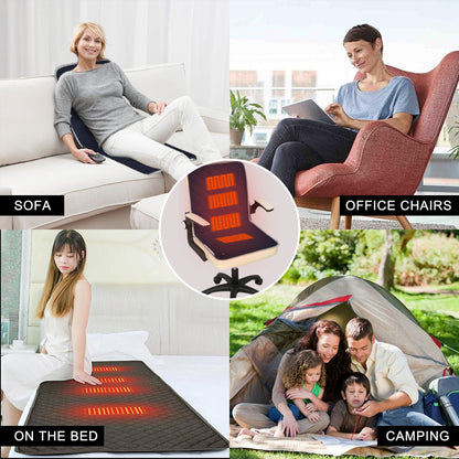 Coussin chauffant pour sac de couchage – USB, intelligent, portable, chaleur hivernale ciblée