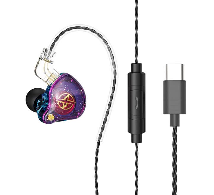 Écouteurs filaires HiFi dynamiques – câble ajustable, design sport