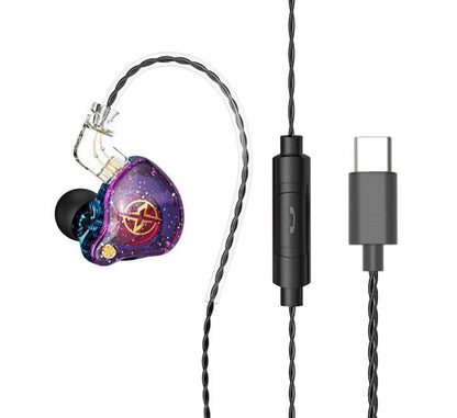 Écouteurs filaires HiFi dynamiques – câble ajustable, design sport