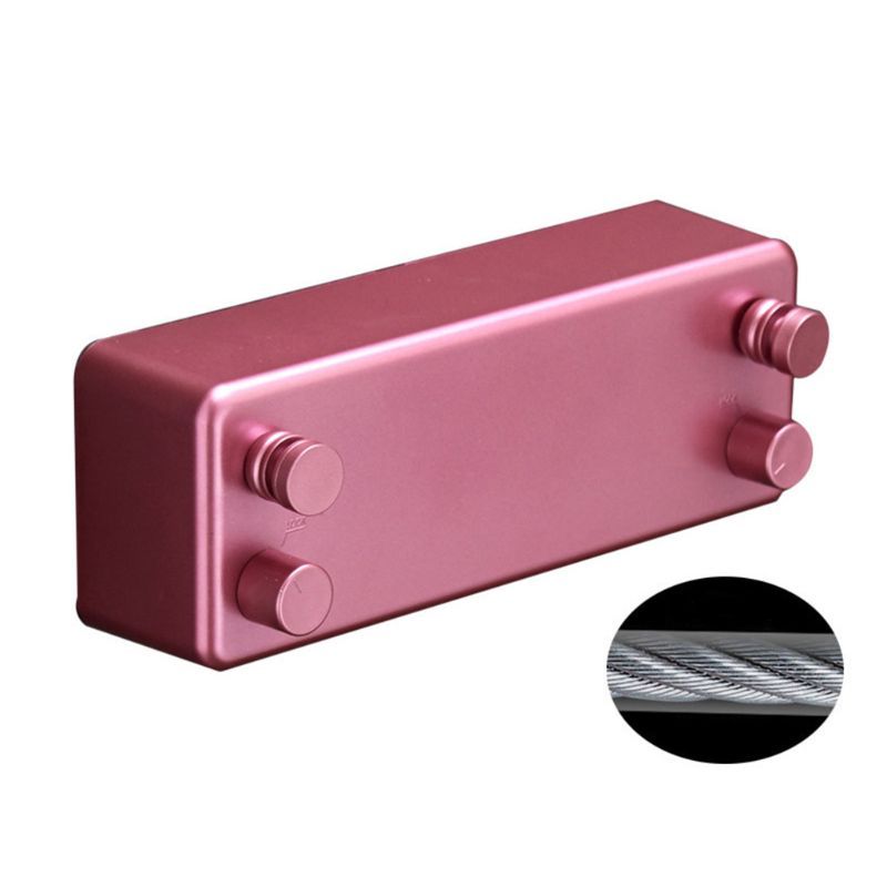 Corde à linge multifonctionnelle en acier – rétractable et télescopique