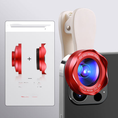 Objectif externe 6K – macro HD et super grand angle niveau SLR pour smartphone