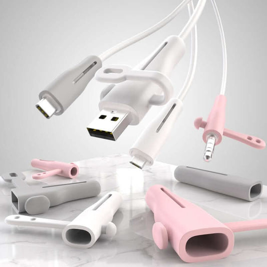 Cache câble en silicone anti-casse – Protection durable pour câble de charge