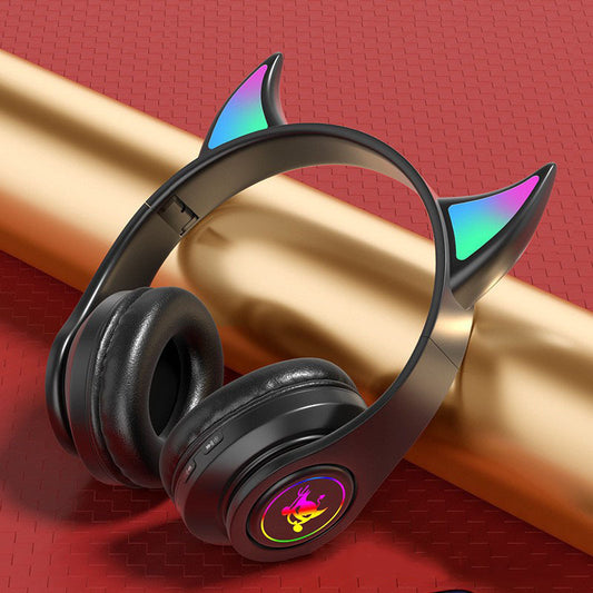 Casque Pliable à Basses Lumineuses