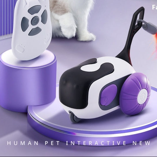 Jouet électrique interactif pour chat – voiture télécommandée Smart Funny Cat
