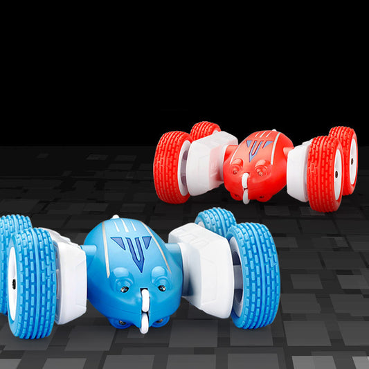 Voiture cascadeuse télécommandée – mini, double face, 360°, LED, jouet enfant