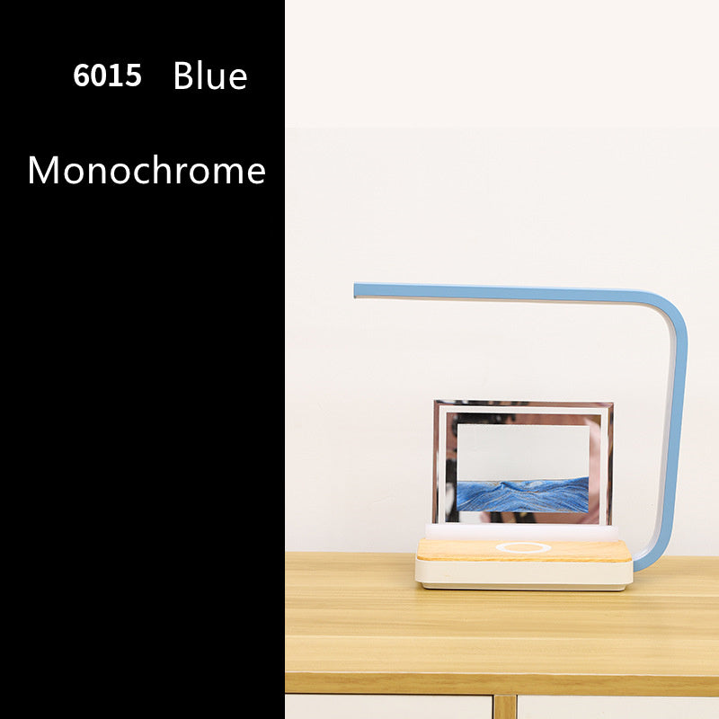 Lampe créative sablier LED 3D – décompression, peinture sable mouvant