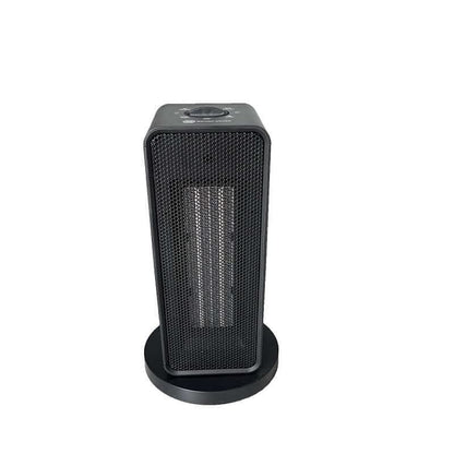 Chauffage vertical oscillant – 1200W, bouton mécanique, lumière intégrée, 3 vitesses