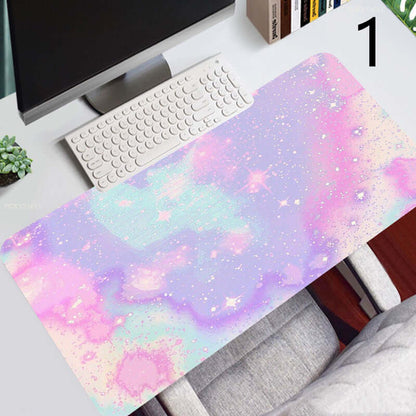 Tapis de Bureau Galaxy Pastel