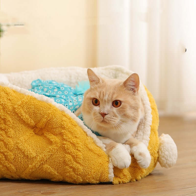 Nid pour Chat en Forme de Fromage