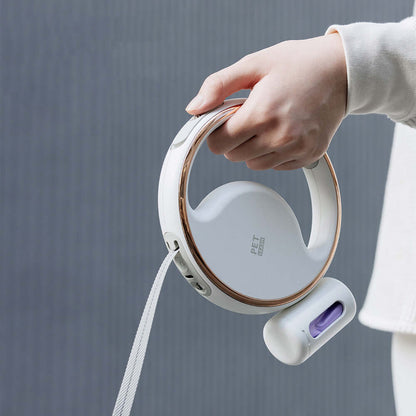 Laisse Rétractable Automatique avec Éclairage LED