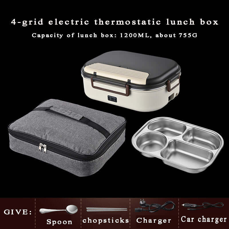 Lunch Box Électrique à Compartiments