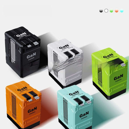 Prise de charge rapide en nitrure de gallium F2, câble flexible double