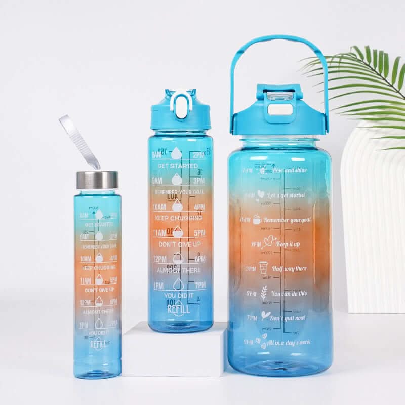 3-in-1 Sports Water Bottle Set