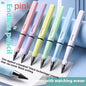 Crayon éternel sans taillage – pointe remplaçable, écriture infinie, 6 couleurs Morandi