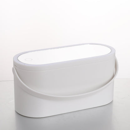 Boîte de Rangement Maquillage avec Miroir LED