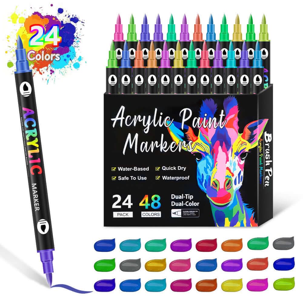Dual Tip Acrylic Marker