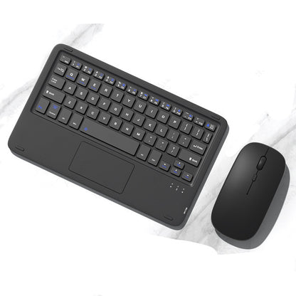 Souris sans fil silencieuse avec clavier tactile