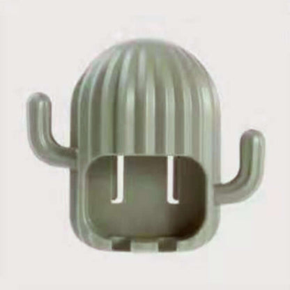 Porte-brosse à dents mural en forme de cactus