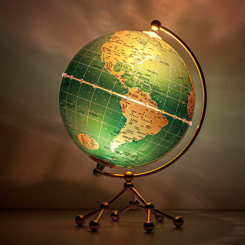 Globe terrestre lumineux